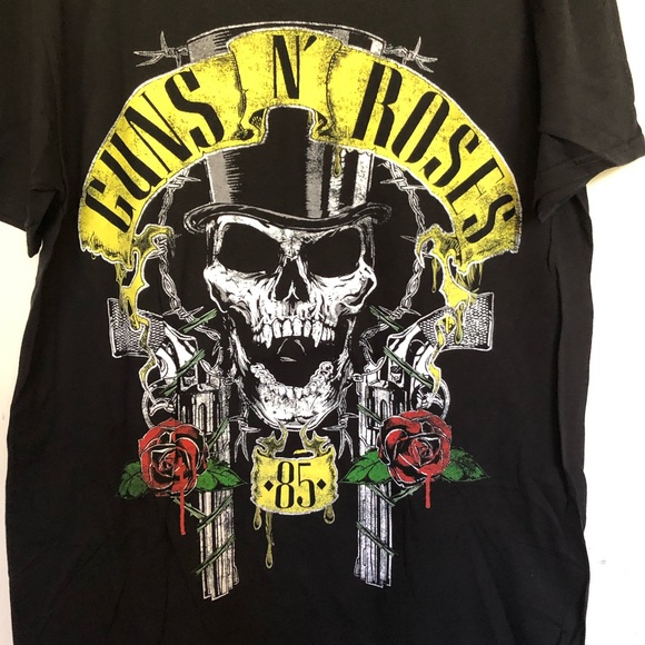 Guns N Roses 85 Tour Band T Shirt - Picture 2 of 4
